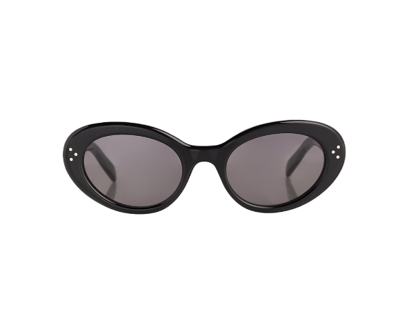 Lunettes de soleil CL40193I. de la marque Celine , modèle unisexe pour femmes, avec un design cat eye fabriquée en acetate noir disponible dans les boutiques Atelier Lou Paris 