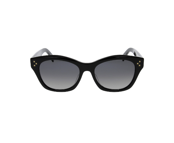 Lunettes de soleil CL40217U de la marque Celine, monture solaire mixte, avec un design arrondis fabriquée en acétate noir disponible dans les boutiques Atelier Lou Paris 