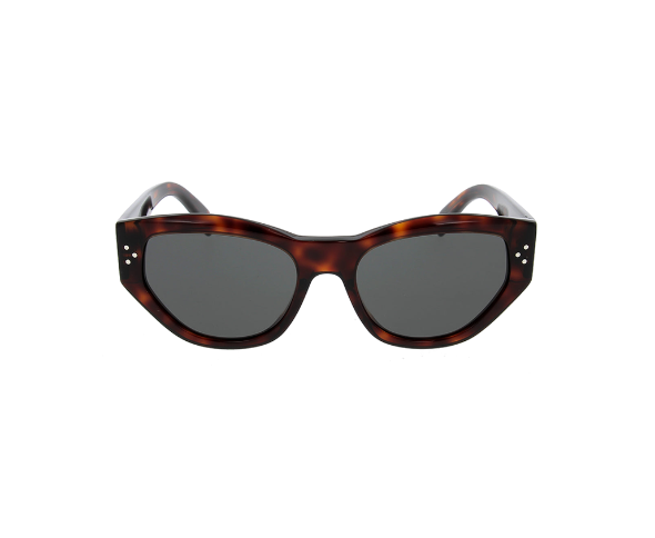 Lunettes de soleil CL40219I de la marque Celine, monture solaire pour femmes, avec un design cat eye fabriquée en acétate écaille disponible dans les boutiques Atelier Lou Paris 