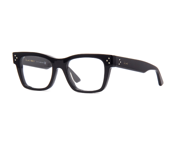 Lunettes de vue de la marque Celine, monture optique mixte, modèle unisexe qui convient pour les hommes, et les femmes, avec un design carrée fabriquée en acetate disponible dans les boutiques Atelier Lou Paris 