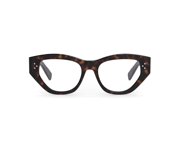 Lunettes de vue CL50111I de la marque Celine, monture optique pour femmes, avec un design géométrique fabriquée en acétate écaille disponible dans les boutiques Atelier Lou Paris
