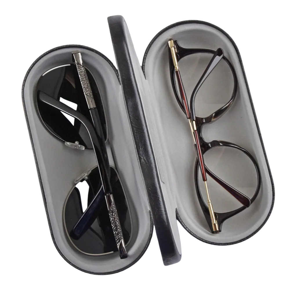 Double étui à lunettes