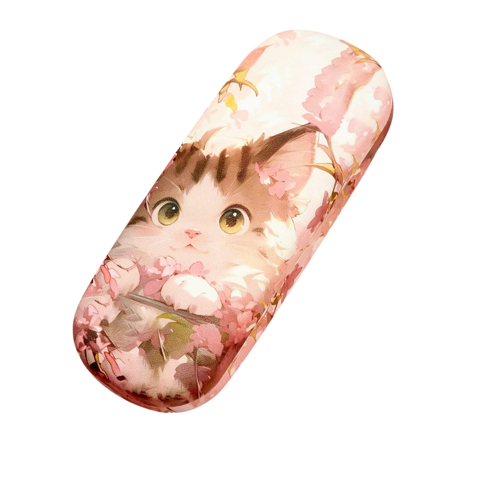Etui a lunette chat