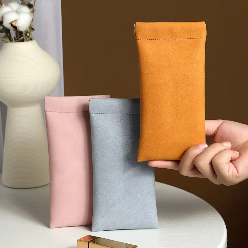 Etui à lunettes souple cuir