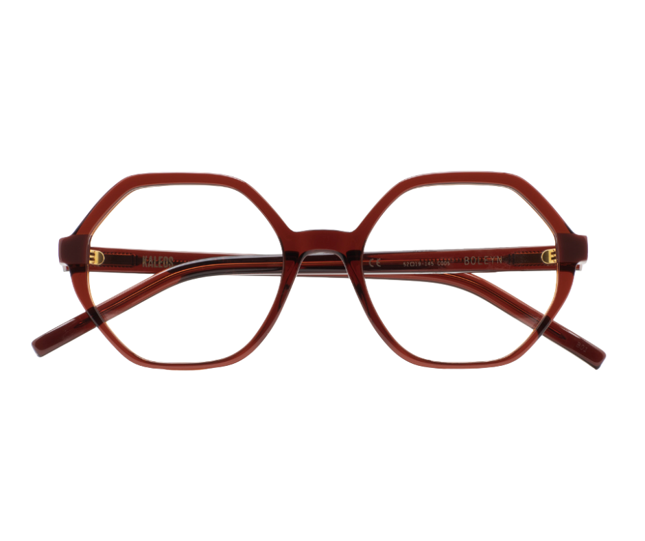 KALEOS BOLEYN - Marron Foncé - Lunettes de vue
