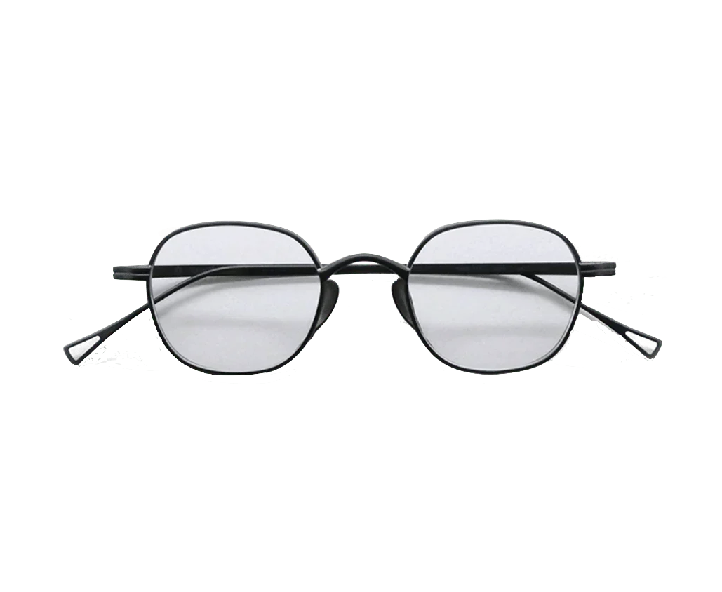Lunettes de vue de la marque kamemannen monture optique mixte, modèle unisexe qui convient pour les hommes, et les femmes, avec un design rond fabriquée en métal  disponible dans les boutiques Atelier Lou Paris 