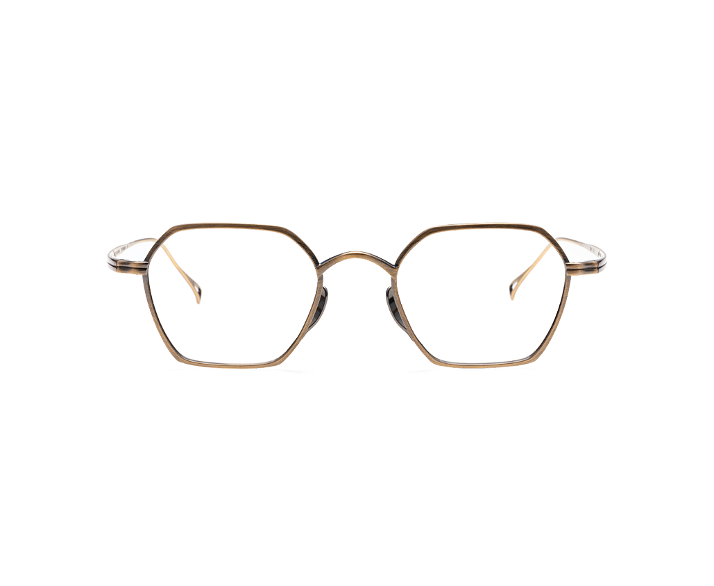 Lunettes de vue de la marque kamemannen monture optique mixte, modèle unisexe qui convient pour les hommes, et les femmes, avec un design geometrique  fabriquée en titane disponible dans les boutiques Atelier Lou Paris 