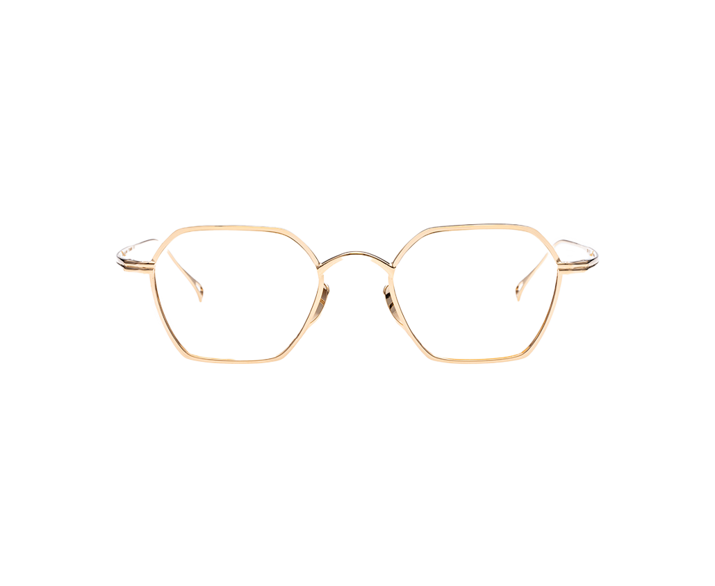 Lunettes de vue de la marque kamemannen monture optique mixte, modèle unisexe qui convient pour les hommes, et les femmes, avec un design geometrique  fabriquée en titane disponible dans les boutiques Atelier Lou Paris 
