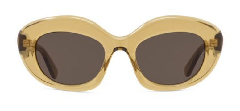 LOEWE LW40153I - Jaune/Marron - Lunettes de soleil
