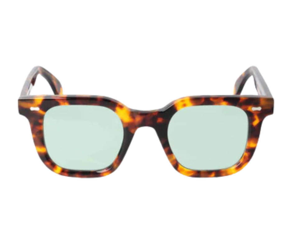 TBD MASTRO Eco Écaille Miel | Vert Clair LUNETTES DE SOLEIL