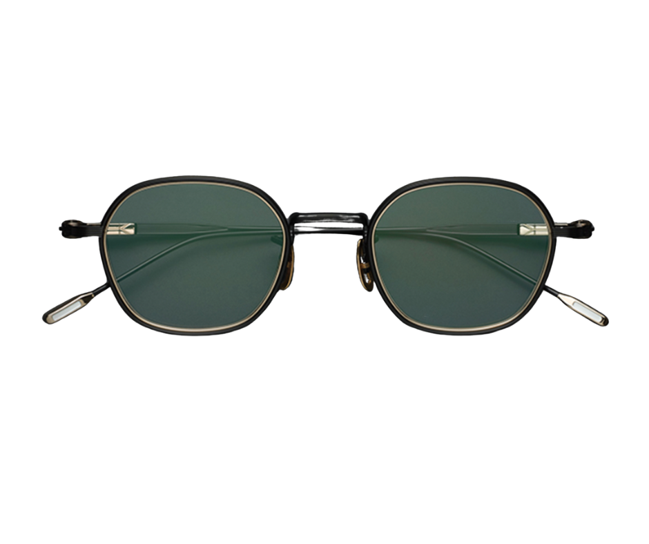 YUCHI TOYAMA BANKSIDE - Black / White Gold - Lunettes de soleil