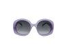 Lunettes de soleil CL40242I de la marque Celine, monture pour femmes, avec un design oversized arrondi fabriquée en acétate violet disponible dans les boutiques Atelier Lou Paris 