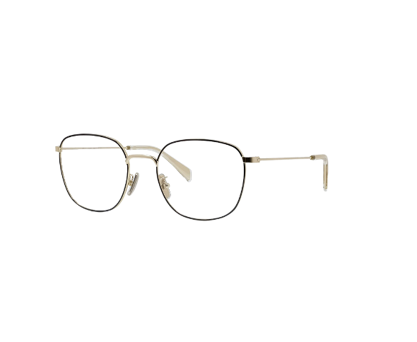 Lunettes de vue CL50037U de la marque Celine , monture optique pour femmes, avec un design carré fabriquée en métal doré disponible dans les boutiques Atelier Lou Paris