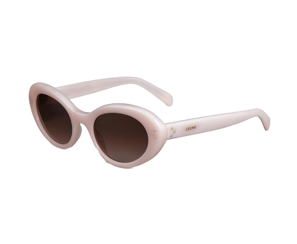 Lunettes de soleil CL40193I. de la marque Celine , modèle unisexe pour femmes, avec un design cat eye fabriquée en acetate rose disponible dans les boutiques Atelier Lou Paris 