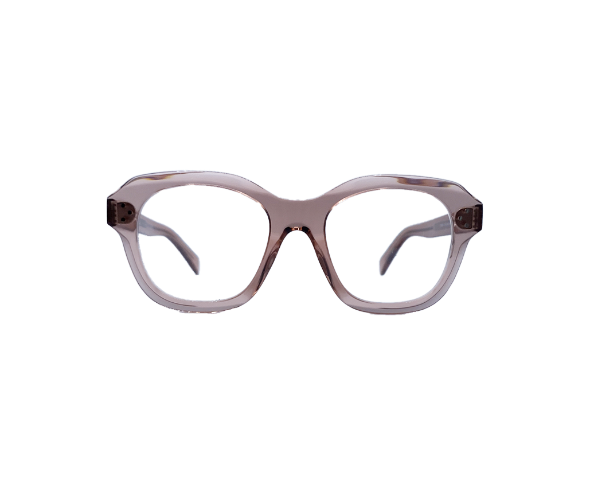 Lunettes de vue CL50124I de la marque Celine, monture optique pour femmes, avec un design arrondi fabriquée en acétate rose disponible dans les boutiques Atelier Lou Paris 