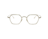 Lunettes de vue de la marque kamemannen monture optique mixte, modèle unisexe qui convient pour les hommes, et les femmes, avec un design geometrique  fabriquée en titane disponible dans les boutiques Atelier Lou Paris 