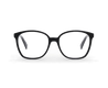 Lunettes de vue CL50115I de la marque Celine, monture optique pour femmes, avec un design cat eye oversize fabriquée en acétate noir disponible dans les boutiques Atelier Lou Paris 
